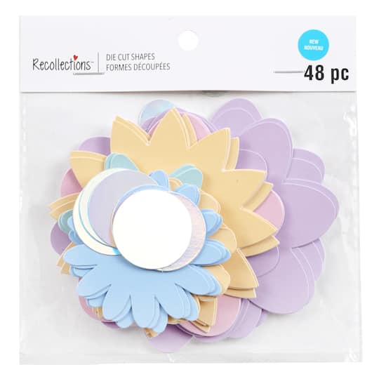 Pastel Flower Die Cut Shapes by Recollections&#x2122;